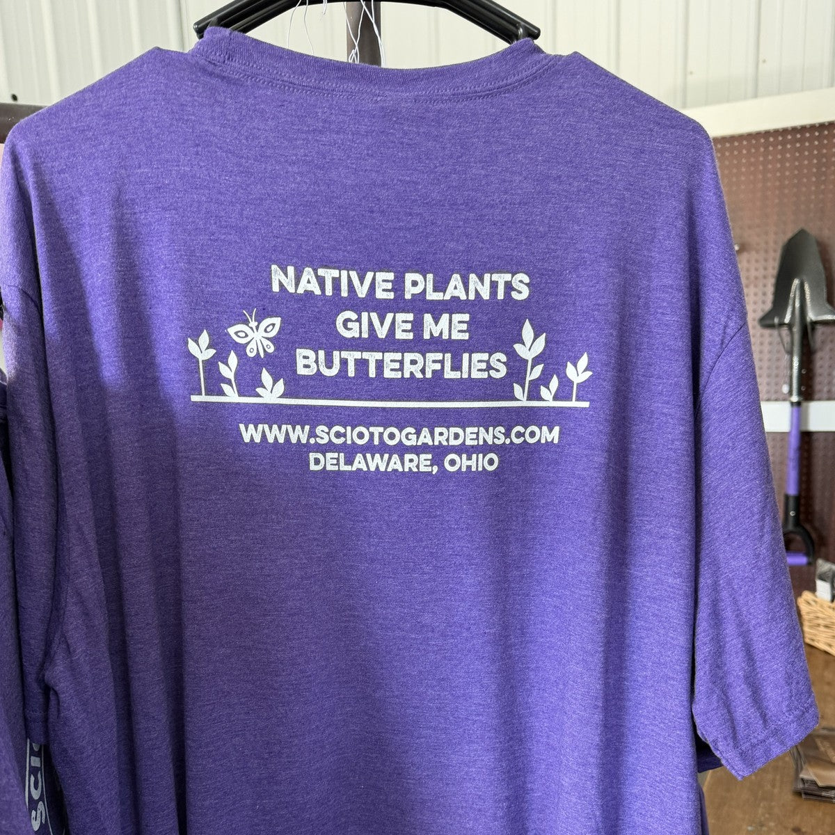 Scioto Gardens Native Plants Give Me Butterflies T-Shirt - Small () - Each