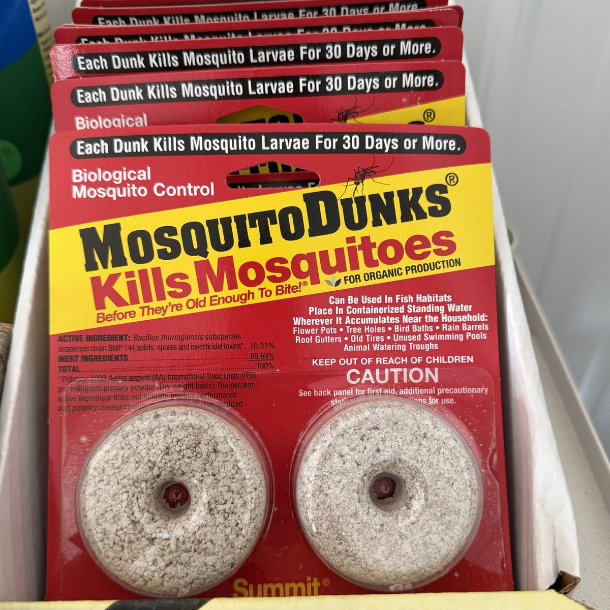Chemicals, Fertilizer and Repellent:MosquitoDunks (Mosquito Dunks, 2 pk) - Each